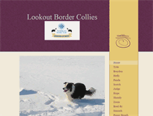 Tablet Screenshot of lookoutbordercollies.com